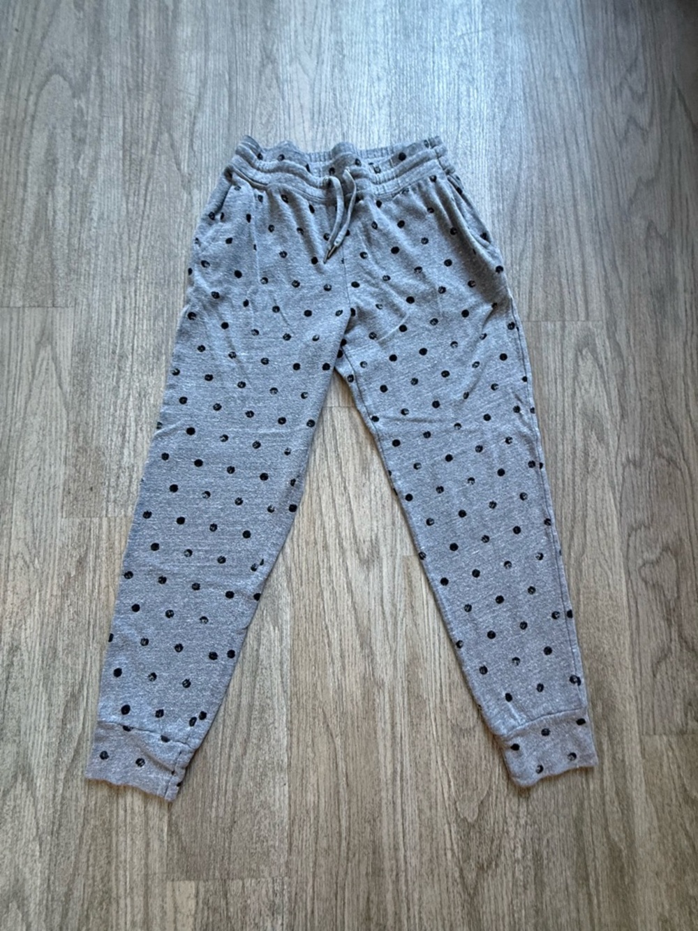 Women’s' Gray Polka Dot Jogger Pants - Comfortable Everyday Bottoms